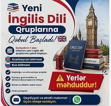 Xarici dil kursu, İngilis dili, Uşaqlar üçün lalafo.az -da Xarici dil kursu, İngilis dili, Uşaqlar üçün
