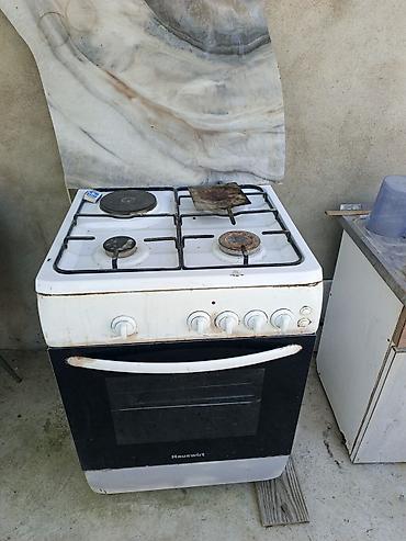 Qarışıq sobası Ayrıca dayanan, 4 gözlü, İşlənmiş