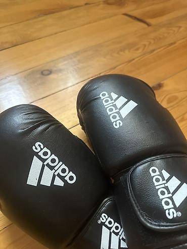 brend çanta: Məhsul: Adidas boks əlcəkləri - Rəng: Qara, ağ Adidas loqosu - — 1