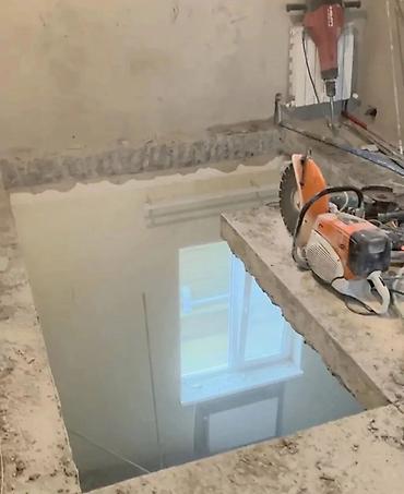 Beton işləri: Beton kəsimi və deşik açma xidməti - Dəqiq ölçüdə döşəmə və — 2