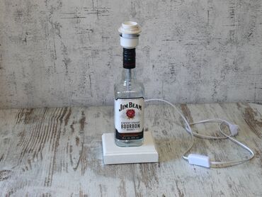 Рабочие настольные лампы: Светильник ночник. настольная лампа из бутылки виски и крепких — 9