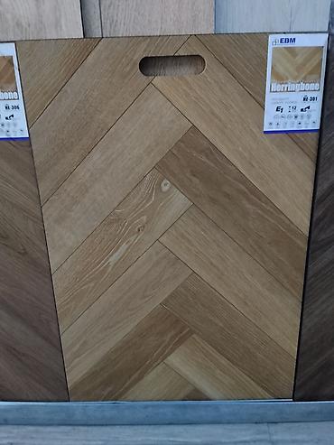 Паркет: Ламинат EBM Herringbone, код HE-301 - Тип: ламинат высокого качества — 1