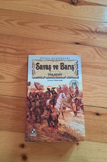 stolustu kitab: Lev Tolstoyun Savaş və Barış Kitabı, Yenidir, türkcə yazılıb✨️