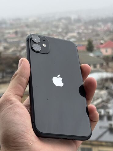 iphone 11 almaq: IPhone 11, 64 GB, Space Gray, Zəmanət, Simsiz şarj, Face ID