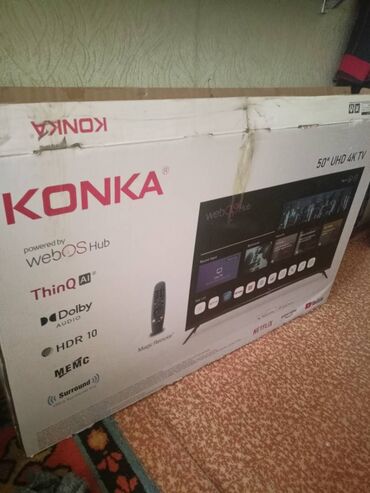 телевизор konka: KONKA LED TV 50VR700W 50" UHD 4K 3840x2160 60Hz SMART WEBOS 250cd/m2