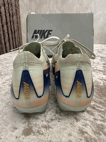 denti ayakkabı: Nike Air Zoom Mercurial CR7 — ağ/mavi, narıncı dişli futbol butsisi az — 4