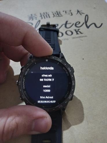 agilli saat: Yeni, Smart saat, Sensor ekran, rəng - Qara — 1