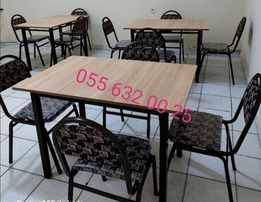 Bağ, çöl masa və oturacaq dəstləri: Stullar anbardan satiş var Modellər coxdur Rəng secimi etmək OLAR — 29