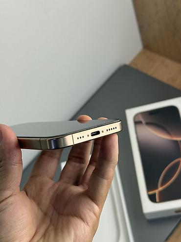 ok mobile: IPhone 16 Pro, Б/у, 256 ГБ, Desert Titanium, Защитное стекло, Чехол, Кабель, 92 % — 5