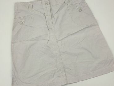 spódnice maxi szara: Skirt, L (EU 40), condition - Good