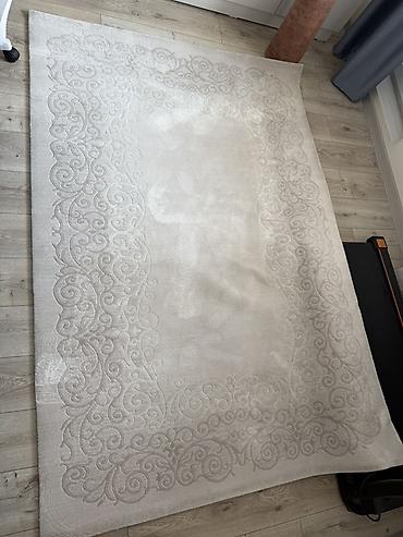 курбан кара: Ковер Karmen Halı Hisar, модель 04203A, цвет Krem/Krem. Размер 155×230 — 1