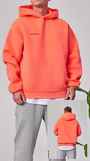 Толстовки, худи: Худи, На флисе, Оверсайз, С надписью, Новый, M, L, XL — 7