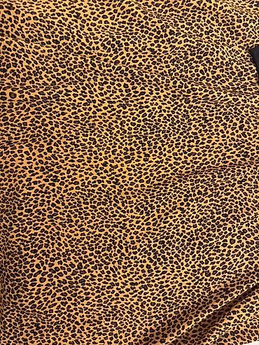sweatshirt: Qadın paltarı – sweatshirt üst və leopard naxışlı ətək kombini(1 defe — 3