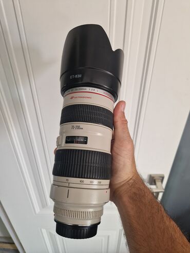 canon obyektiv: Canon 70 200mm. tam islək heç bir problemi yoxdu . Sony lenslərlə
