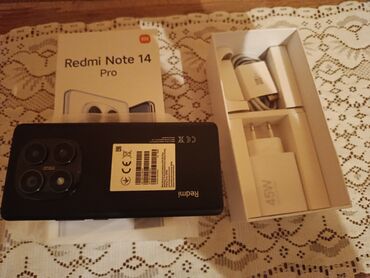islenmis notebook satisi: Xiaomi Redmi Note 14 Pro – qutu və aksesuarlarla Xüsusiyyətlər və