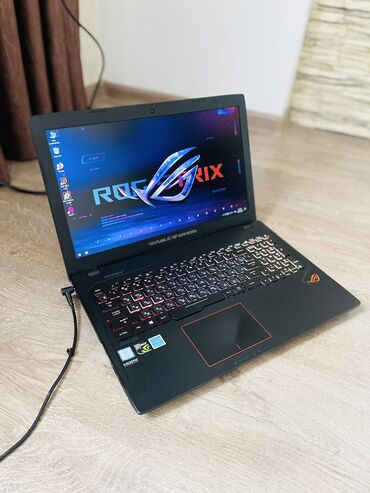 ноутбук asus rog strix: Ноутбук, Asus, 16 ГБ ОЗУ, Intel Core i5, 15.6 ", Б/у, Игровой, память NVMe SSD