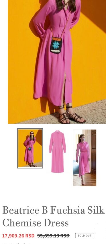 Haljine: Balenciaga M (EU 38), bоја - Roze, Večernji, maturski, Dugih rukava — 11