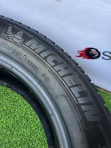 mishlen: Шины 205 / 55 / R 16, Всесезонная, Б/у, Пара, Легковые, Michelin — 4