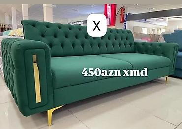 Yaşıl rəngli üç nəfərlik divan - Klassik kapitone (düyməli) kürəklik lalafo.az -da Yaşıl rəngli üç nəfərlik divan - Klassik kapitone (düyməli) kürəklik