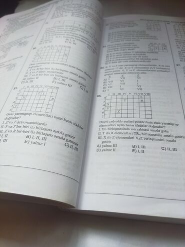 Kimya: Məhsul: “Test Toplusu – Kimya (I hissə), 2019” — 6