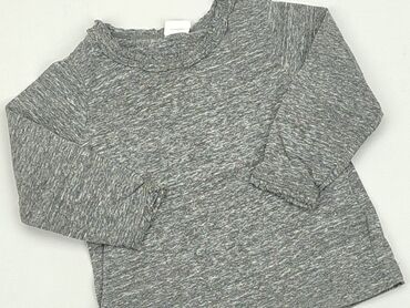 hm bluzki basic: Bluza, H&M, 9-12 m, stan - Bardzo dobry