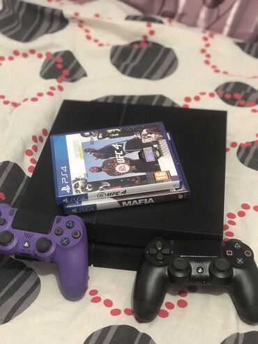 playstation 4 4pda: Игровая консоль Sony PlayStation 4 (черная) с комплектом: 500гб - Два