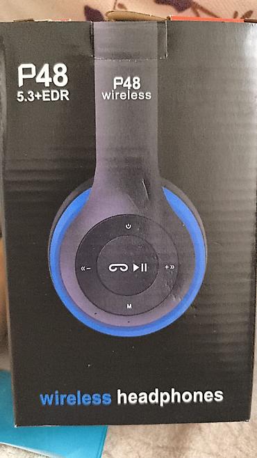 Audio: Son qiymət 6 azn qalmadı son 3 kutu P48 Wireless qulaqlıq – Bluetooth — 1