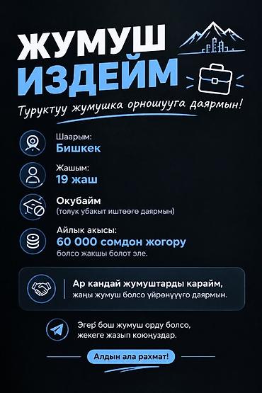Ищу работу - Не студент, Без опыта, Полный рабочий день