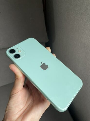 телефон берекет: IPhone 11, Колдонулган, Жашыл, Каптама