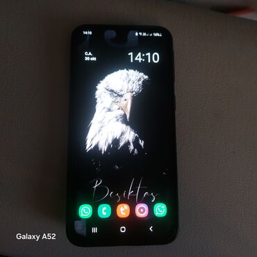 samsung soyuducuları: Samsung Galaxy A40, 64 ГБ, цвет - Бежевый, Отпечаток пальца