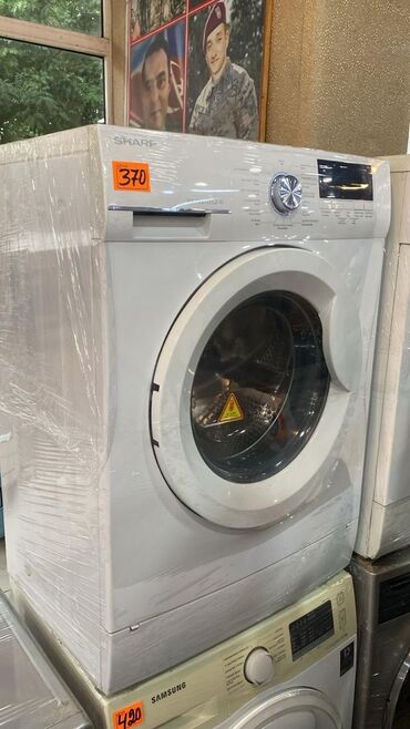 Kondisionerlər: Paltaryuyan maşın Sharp, 6 kq, Avtomat, Qurutmasız, Kredit yoxdur