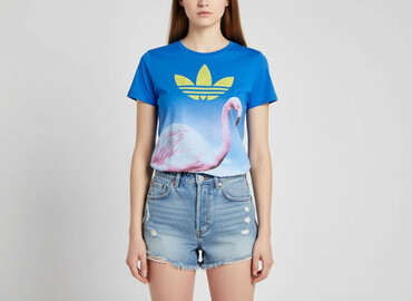 adidas vintage t shirty: Adidas, T-shirt damski, rozmiar S