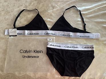 alt paltarı qadın: Calvin Klein qadın iç geyimi dəsti - Brend: Calvin Klein - Model — 1