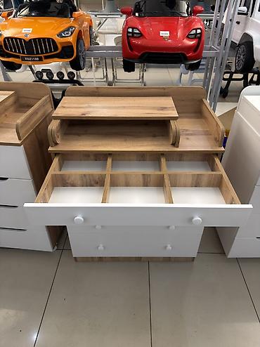 Детский комод: Детский комод, С пеленальным столиком, ЛДСП, цвет - Белый — 10