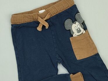 krótkie spodenki chłopięce 92: Sweatpants, Disney, 1.5-2 years, 92, condition - Fair