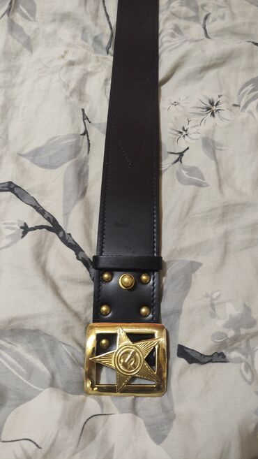 Ремни и пояса: Ремень, Материал: Натуральная кожа, Мужские, Новый — 6