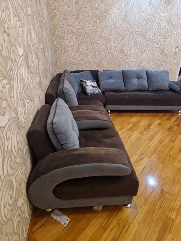 Divanlar: Künc divan, İşlənmiş, Açılmayan, Bazasız, Çatdırılma yoxdur — 4