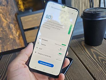 android auto: Samsung Galaxy A50, Б/у, 128 ГБ, цвет - Синий, 2 SIM — 7