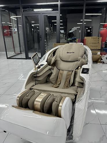 игравой кресло: Массажное кресло, Новый, В рассрочку, Бесплатная доставка, цвет - Бежевый — 2