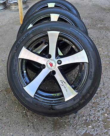 Шиналар жана дисктер: Дөңгөлөктөр монтажда 185 / 55 / R 15, Жай, Жаңы, Комплект, Жеңил унаалар, Куйма, тешиктери - 4 — 1
