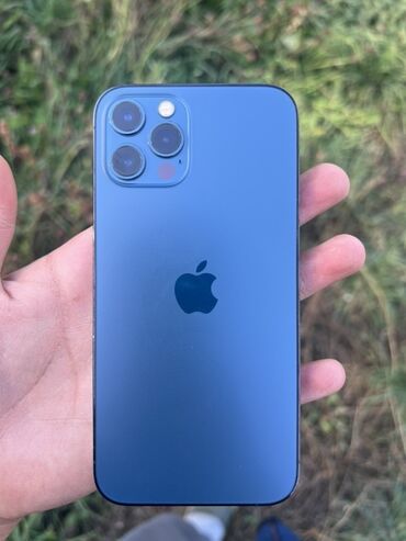 чехол на 12 мини: IPhone 12 Pro, Б/у, 256 ГБ, Pacific Blue, Защитное стекло, Чехол