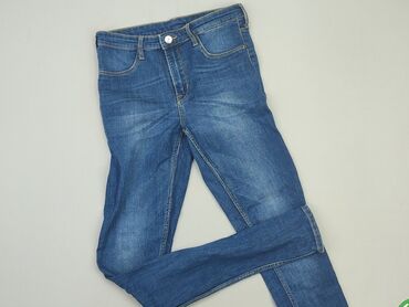 spodenki dżinsowe stradivarius: Spodnie jeansowe, H&M, 15 lat, 170, stan - Dobry