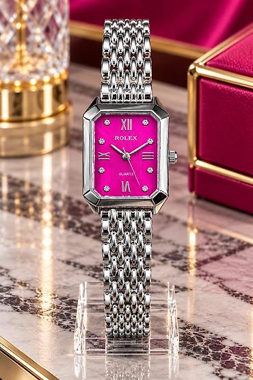 Rolex qadın saatı – kvadrat- səkkizguşəli (yüngül kəsimli) korpus və