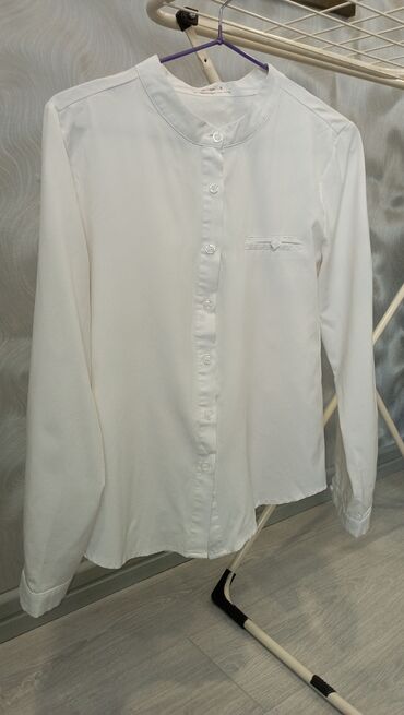 блузка 42 размер: Блузка, Классическая модель, Однотонный