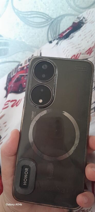 telefon satışı işlənmiş: Honor 7X, rəng - Qara, Barmaq izi
