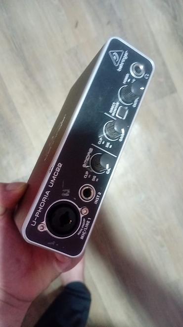 dynacord 2: Behringer U-Phoria UMC22 USB Audio İnterfeysi - 2 giriş / 2 çıxışlı — 2