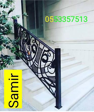 demir balkon: Yeni Pilləkən məhəccəri, Dəmir — 8