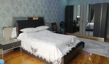 Yataq otağı dəstləri: 2 təknəfərlik çarpayı, Dolab, Komod, Termo, İşlənmiş