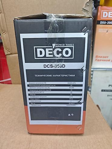 Сварочные аппараты: Инверторный сварочный аппарат DECO DCS-350D Назначение: - Ручная — 1