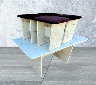 матрас 1 5: Комплект стол и стулья Кухонный, Новый